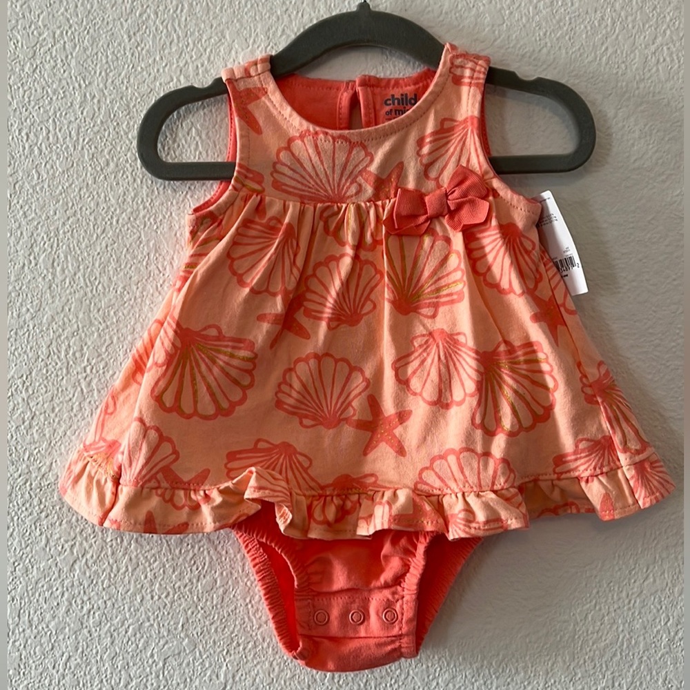 🔴 Ocean Romper 3-6 Months